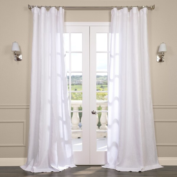 Buy White, Linen Curtains \ Drapes Online at Overstock | Our Best